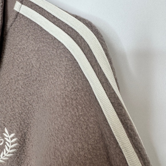 PINK by Victoria's Secret Reverse Fleece Cropped Polo Sweatshirt Rose - Picture 5 of 13